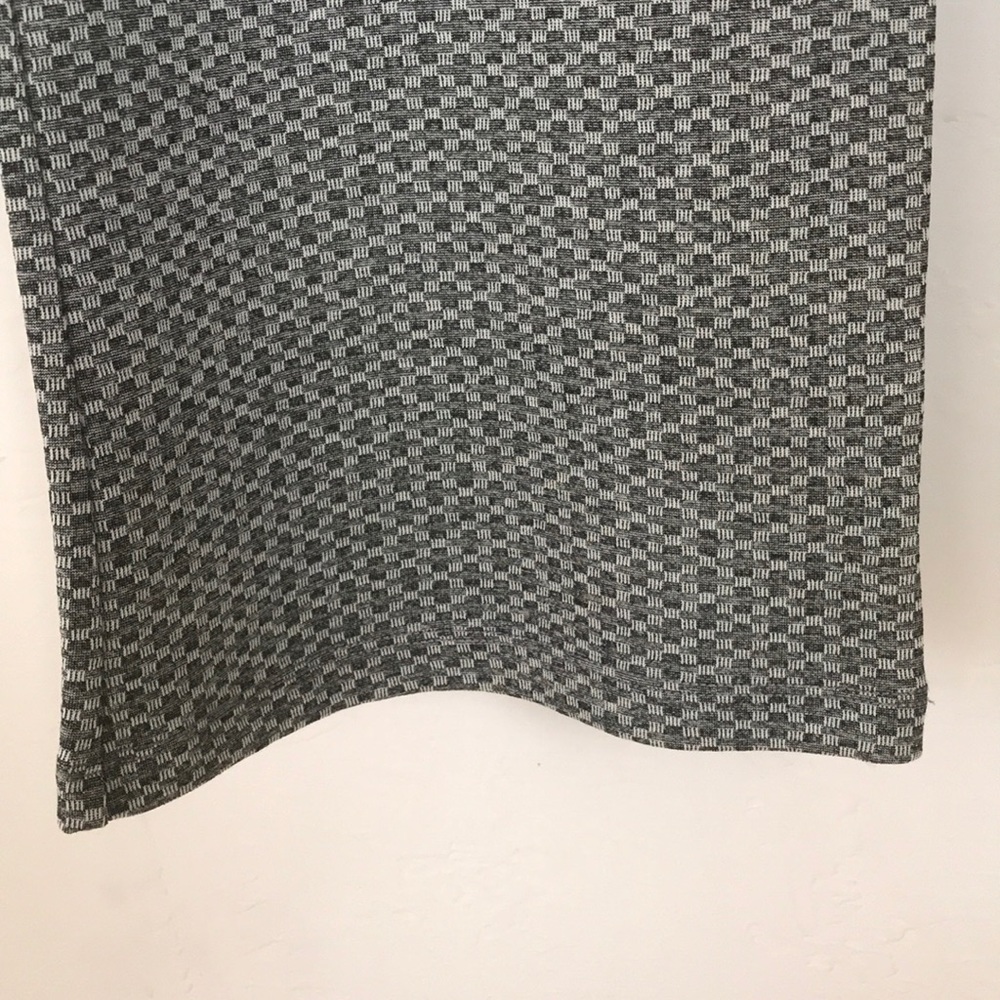 Betabrand Gray Mini Check Boot Cut Dress Pants S - Picture 7 of 10